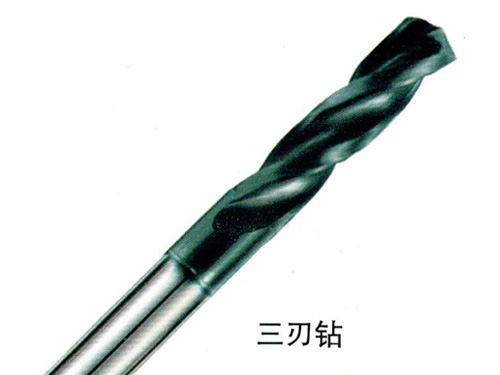 Three-edged drill